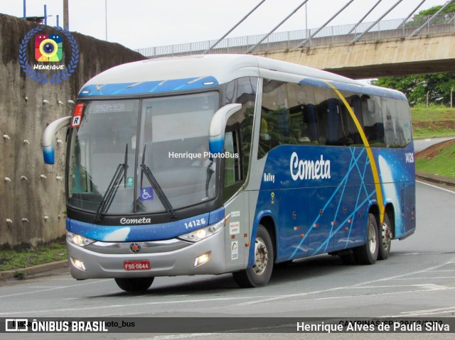 Viação Cometa 14126 na cidade de Campinas, São Paulo, Brasil, por Henrique Alves de Paula Silva. ID da foto: 10770828.