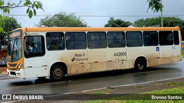 Auto Viação Marechal Brasília 442666 na cidade de Taguatinga, Distrito Federal, Brasil, por Brenno Santos. ID da foto: 10769940.