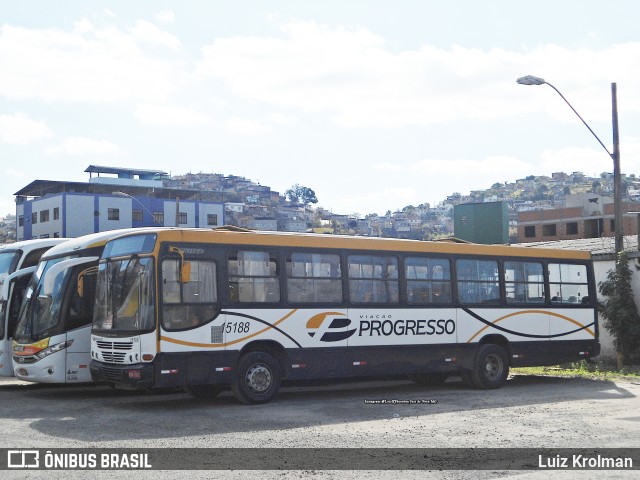 Viação Progresso 15188 na cidade de Juiz de Fora, Minas Gerais, Brasil, por Luiz Krolman. ID da foto: 10771467.