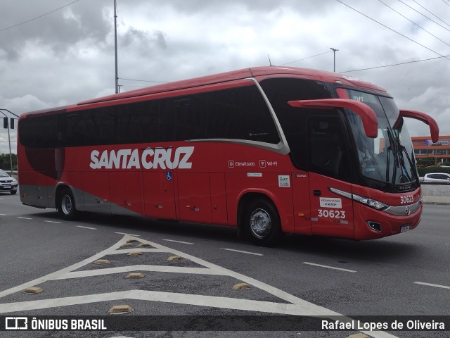 Viação Santa Cruz 30623 na cidade de São Paulo, São Paulo, Brasil, por Rafael Lopes de Oliveira. ID da foto: 10773701.