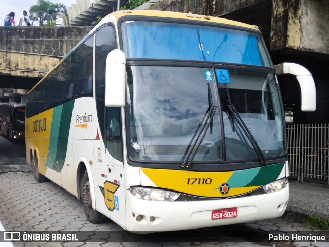 Empresa Gontijo de Transportes 17110 na cidade de Belo Horizonte, Minas Gerais, Brasil, por Pablo Henrique. ID da foto: 10773621.