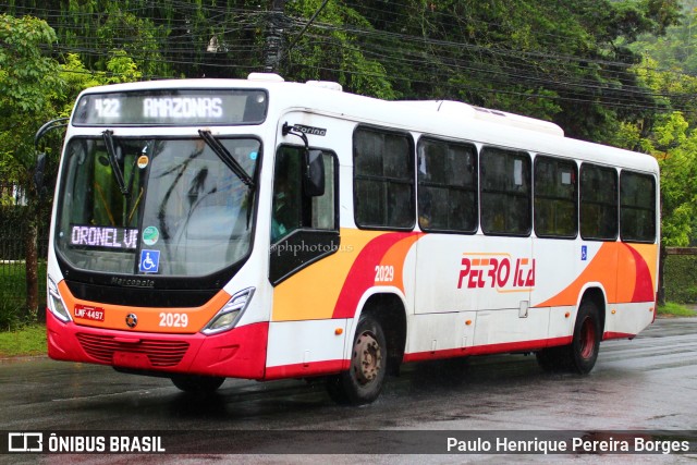 Petro Ita Transportes Coletivos de Passageiros 2029 na cidade de Petrópolis, Rio de Janeiro, Brasil, por Paulo Henrique Pereira Borges. ID da foto: 10773002.