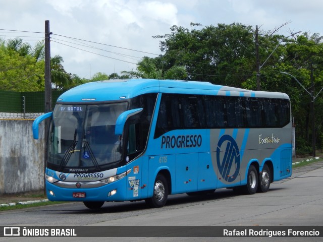 Auto Viação Progresso 6115 na cidade de Recife, Pernambuco, Brasil, por Rafael Rodrigues Forencio. Número da foto: #10771612.