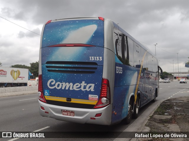 Viação Cometa 13133 na cidade de São Paulo, São Paulo, Brasil, por Rafael Lopes de Oliveira. ID da foto: 10770938.