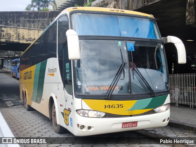 Empresa Gontijo de Transportes 14635 na cidade de Belo Horizonte, Minas Gerais, Brasil, por Pablo Henrique. Número da foto: #10773560.