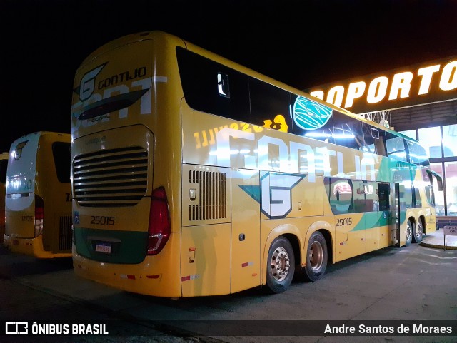 Empresa Gontijo de Transportes 25015 na cidade de Perdões, Minas Gerais, Brasil, por Andre Santos de Moraes. ID da foto: 10771416.