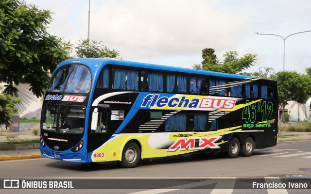 Flecha Bus 8803 na cidade de Ciudad Autónoma de Buenos Aires, Argentina, por Francisco Ivano. Número da foto: #10773715.