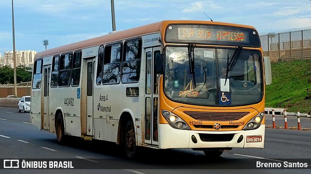 Auto Viação Marechal Brasília 443492 na cidade de Taguatinga, Distrito Federal, Brasil, por Brenno Santos. Número da foto: #10769914.