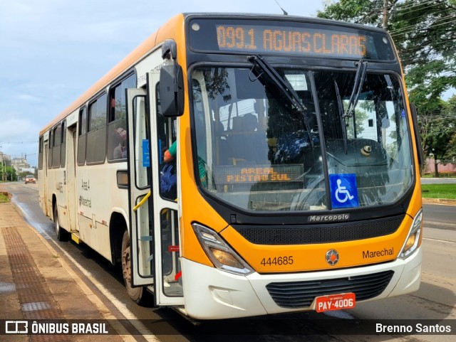 Auto Viação Marechal Brasília 444685 na cidade de SIA, Distrito Federal, Brasil, por Brenno Santos. ID da foto: 10769897.