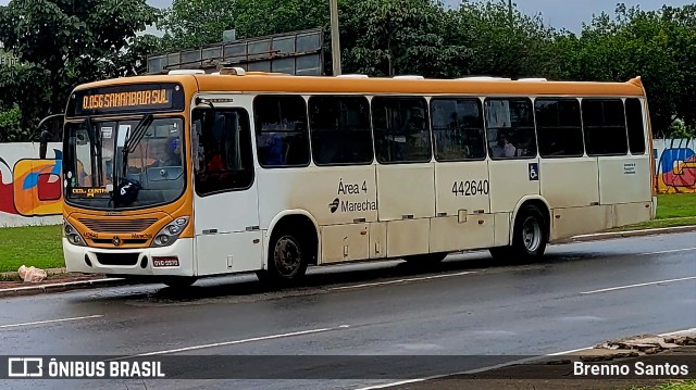 Auto Viação Marechal Brasília 442640 na cidade de Taguatinga, Distrito Federal, Brasil, por Brenno Santos. ID da foto: 10769939.