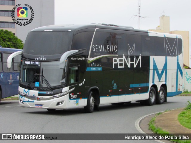 Empresa de Ônibus Nossa Senhora da Penha 59012 na cidade de Campinas, São Paulo, Brasil, por Henrique Alves de Paula Silva. ID da foto: 10770830.