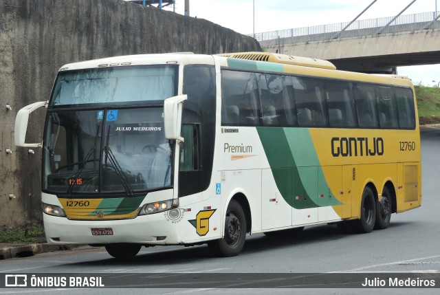 Empresa Gontijo de Transportes 12760 na cidade de Campinas, São Paulo, Brasil, por Julio Medeiros. ID da foto: 10772932.