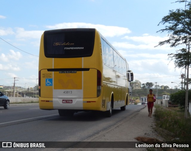 Viação Itapemirim 45813 na cidade de Caruaru, Pernambuco, Brasil, por Lenilson da Silva Pessoa. ID da foto: 10774886.