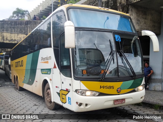 Empresa Gontijo de Transportes 14585 na cidade de Belo Horizonte, Minas Gerais, Brasil, por Pablo Henrique. ID da foto: 10777202.