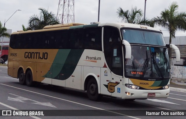 Empresa Gontijo de Transportes 14905 na cidade de Feira de Santana, Bahia, Brasil, por Itamar dos Santos. ID da foto: 10774204.