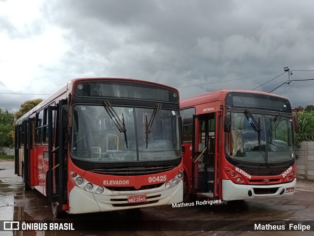 Companhia Coordenadas de Transportes 90425 na cidade de Ribeirão das Neves, Minas Gerais, Brasil, por Matheus  Felipe. ID da foto: 10774192.