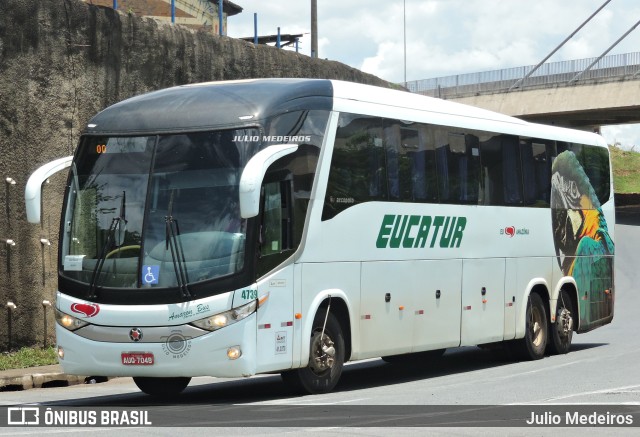 Eucatur - Empresa União Cascavel de Transportes e Turismo 4739 na cidade de Campinas, São Paulo, Brasil, por Julio Medeiros. ID da foto: 10774630.