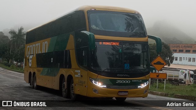 Empresa Gontijo de Transportes 25000 na cidade de São Domingos do Prata, Minas Gerais, Brasil, por Adrian Sena. Número da foto: #10774186.