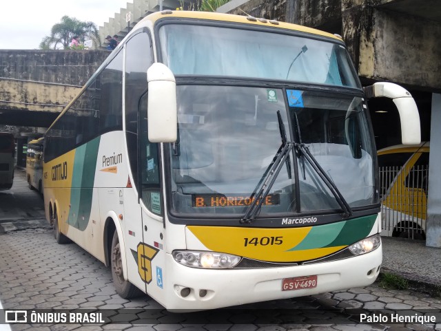 Empresa Gontijo de Transportes 14015 na cidade de Belo Horizonte, Minas Gerais, Brasil, por Pablo Henrique. ID da foto: 10777197.