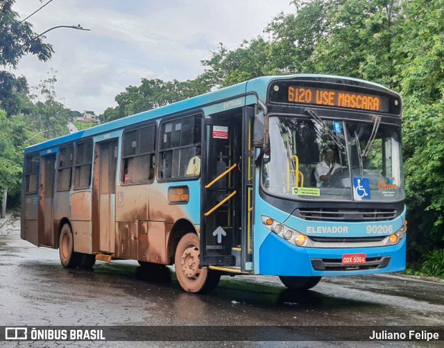 Companhia Coordenadas de Transportes 90206 na cidade de Contagem, Minas Gerais, Brasil, por Juliano Felipe. Número da foto: #10774911.