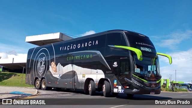 Viação Garcia 86059 na cidade de Ponta Grossa, Paraná, Brasil, por BrunyBus Prado. Número da foto: #10776857.