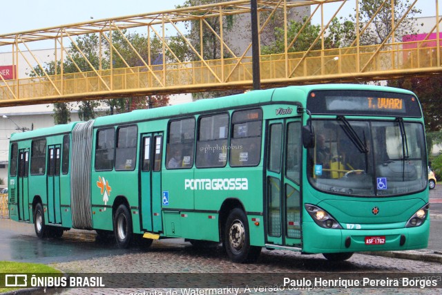 VCG - Viação Campos Gerais 1173 na cidade de Ponta Grossa, Paraná, Brasil, por Paulo Henrique Pereira Borges. Número da foto: #10776789.