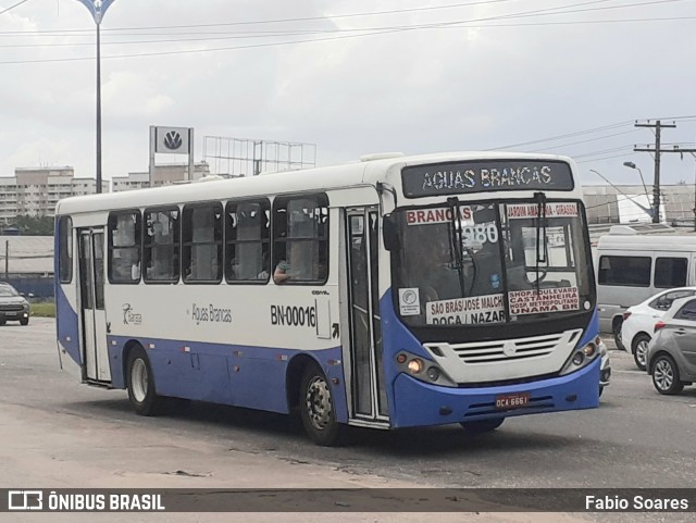 Transportes Barata BN-00016 na cidade de Ananindeua, Pará, Brasil, por Fabio Soares. ID da foto: 10776151.