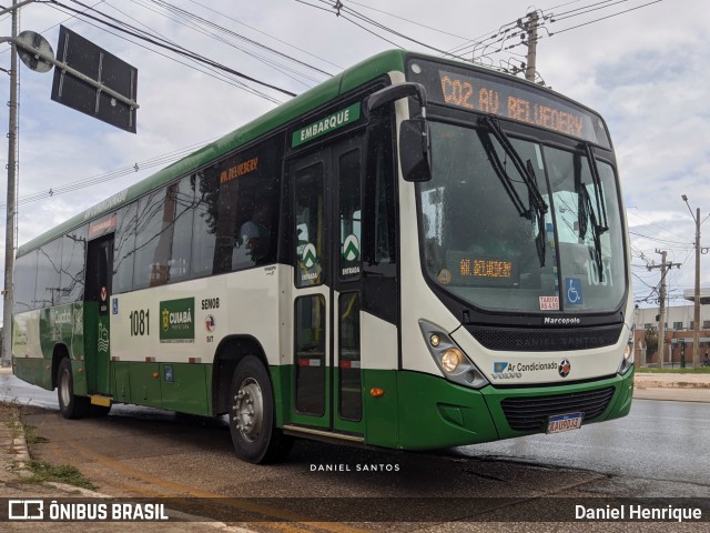 Viação Paraense Cuiabá Transportes 1081 na cidade de Cuiabá, Mato Grosso, Brasil, por Daniel Henrique. Número da foto: #10775542.