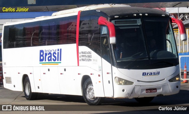 Trans Brasil > TCB - Transporte Coletivo Brasil 1245 na cidade de Goiânia, Goiás, Brasil, por Carlos Júnior. ID da foto: 10774379.