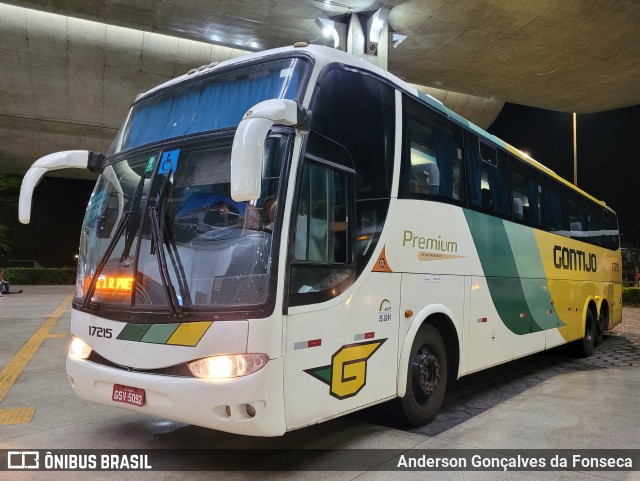 Empresa Gontijo de Transportes 17215 na cidade de Uberlândia, Minas Gerais, Brasil, por Anderson Gonçalves da Fonseca. Número da foto: #10773960.