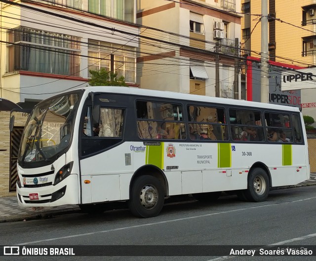 Otrantur Transporte e Turismo 30-368 na cidade de São Vicente, São Paulo, Brasil, por Andrey  Soares Vassão. ID da foto: 10775197.