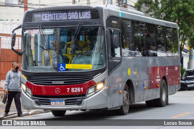 Transwolff Transportes e Turismo 7 8261 na cidade de São Paulo, São Paulo, Brasil, por Lucas Sousa. ID da foto: 10773756.