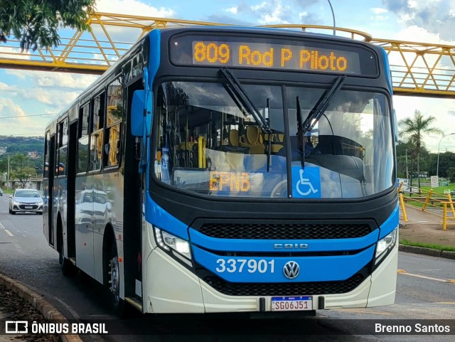 Urbi Mobilidade Urbana 337901 na cidade de Candangolândia, Distrito Federal, Brasil, por Brenno Santos. ID da foto: 10773881.