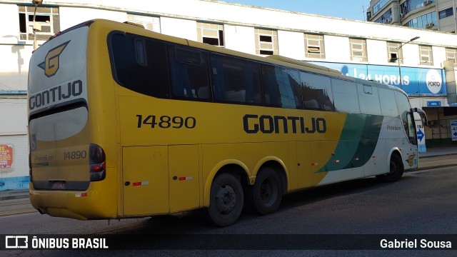 Empresa Gontijo de Transportes 14890 na cidade de Rio de Janeiro, Rio de Janeiro, Brasil, por Gabriel Sousa. Número da foto: #10775572.