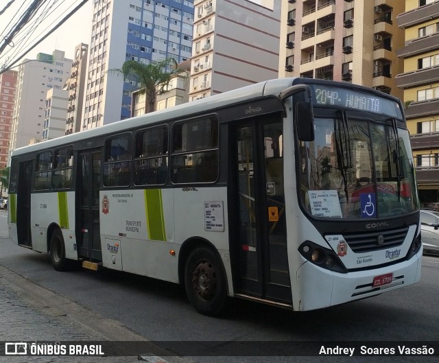 Otrantur Transporte e Turismo 21-084 na cidade de São Vicente, São Paulo, Brasil, por Andrey  Soares Vassão. ID da foto: 10775212.