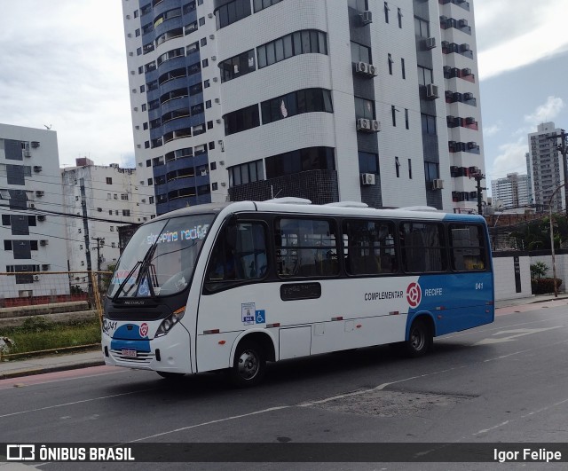 Sistema Complementar de Recife 041 na cidade de Recife, Pernambuco, Brasil, por Igor Felipe. ID da foto: 10775844.