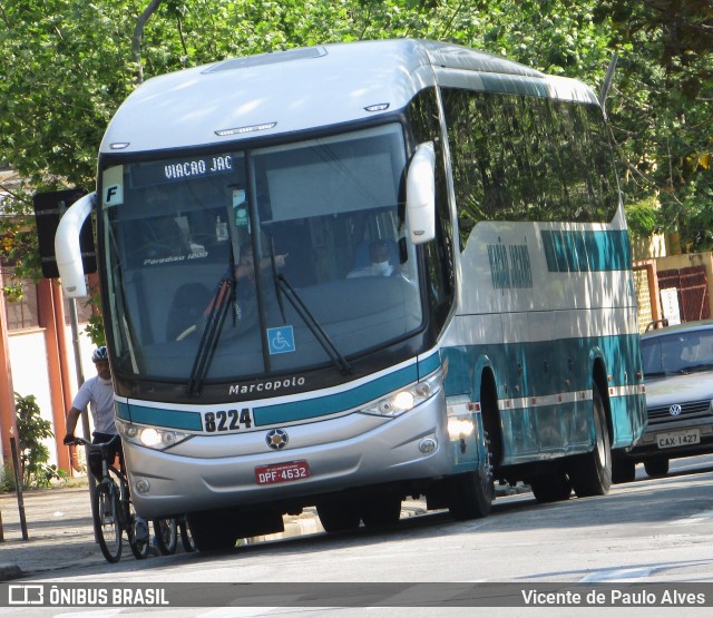 Viação Jacareí 8224 na cidade de São Roque, São Paulo, Brasil, por Vicente de Paulo Alves. ID da foto: 10777946.