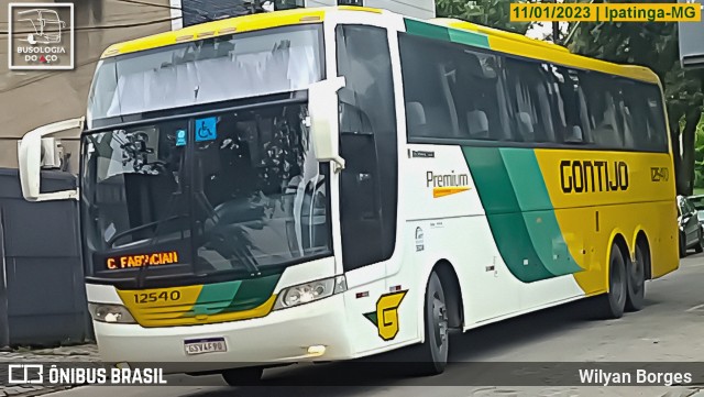 Empresa Gontijo de Transportes 12540 na cidade de Ipatinga, Minas Gerais, Brasil, por Wilyan Borges . Número da foto: #10777511.
