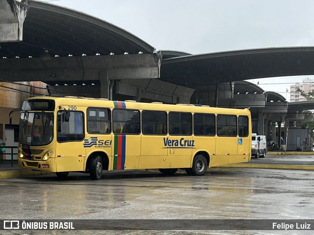 Expresso Vera Cruz 290 na cidade de Recife, Pernambuco, Brasil, por Felipe Luiz. ID da foto: 10779509.