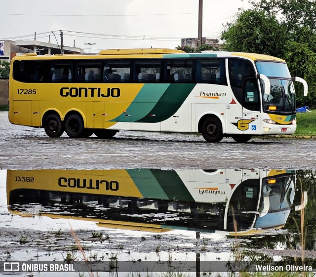 Empresa Gontijo de Transportes 17285 na cidade de Juiz de Fora, Minas Gerais, Brasil, por Welison Oliveira. ID da foto: 10777724.