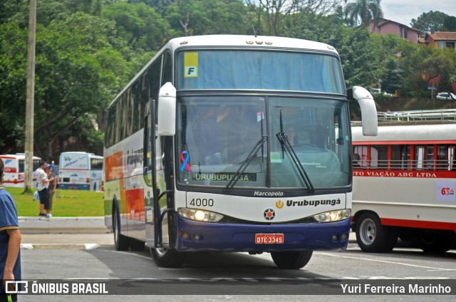 Auto Viação Urubupungá 4000 na cidade de São Paulo, São Paulo, Brasil, por Yuri Ferreira Marinho. ID da foto: 10777884.