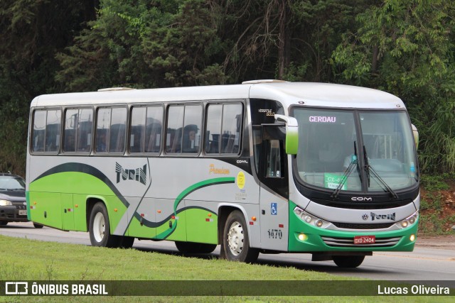 Turin Transportes 1470 na cidade de Conselheiro Lafaiete, Minas Gerais, Brasil, por Lucas Oliveira. Número da foto: #10778552.
