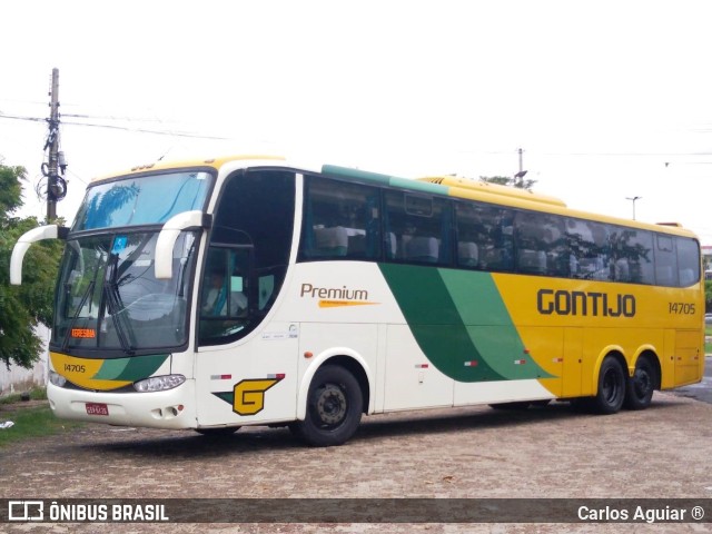 Empresa Gontijo de Transportes 14705 na cidade de Teresina, Piauí, Brasil, por Carlos Aguiar ®. ID da foto: 10780357.