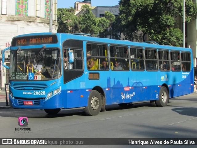 Viação Getúlio Vargas 20628 na cidade de Belo Horizonte, Minas Gerais, Brasil, por Henrique Alves de Paula Silva. ID da foto: 10778387.