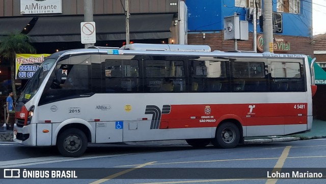 Allibus Transportes 4 5481 na cidade de São Paulo, São Paulo, Brasil, por Lohan Mariano. Número da foto: #10778965.