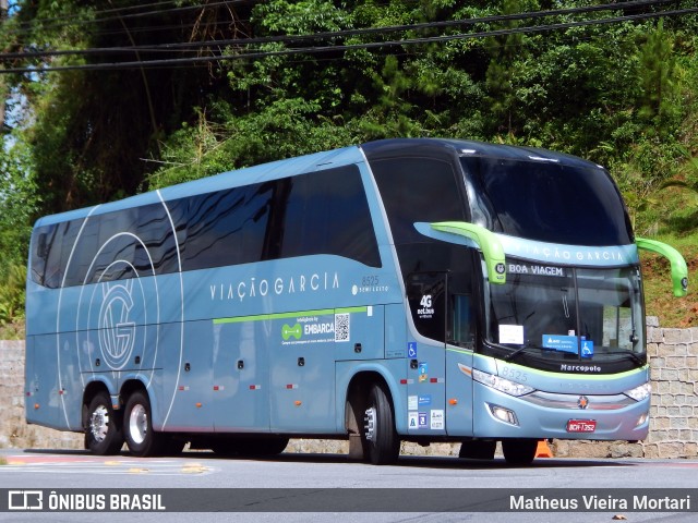 Viação Garcia 8525 na cidade de Joinville, Santa Catarina, Brasil, por Matheus Vieira Mortari. Número da foto: #10780046.