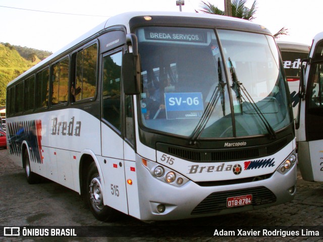 Breda Transportes e Serviços 515 na cidade de Cubatão, São Paulo, Brasil, por Adam Xavier Rodrigues Lima. Número da foto: #10778701.
