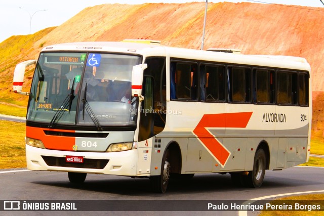 Viação Alvorada 804 na cidade de Guarapari, Espírito Santo, Brasil, por Paulo Henrique Pereira Borges. Número da foto: #10780738.