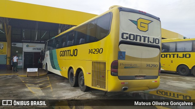 Empresa Gontijo de Transportes 14290 na cidade de Perdões, Minas Gerais, Brasil, por Mateus Oliveira Gonçalves. ID da foto: 10780880.