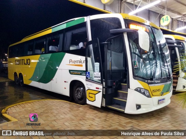 Empresa Gontijo de Transportes 15045 na cidade de Perdões, Minas Gerais, Brasil, por Henrique Alves de Paula Silva. Número da foto: #10778364.